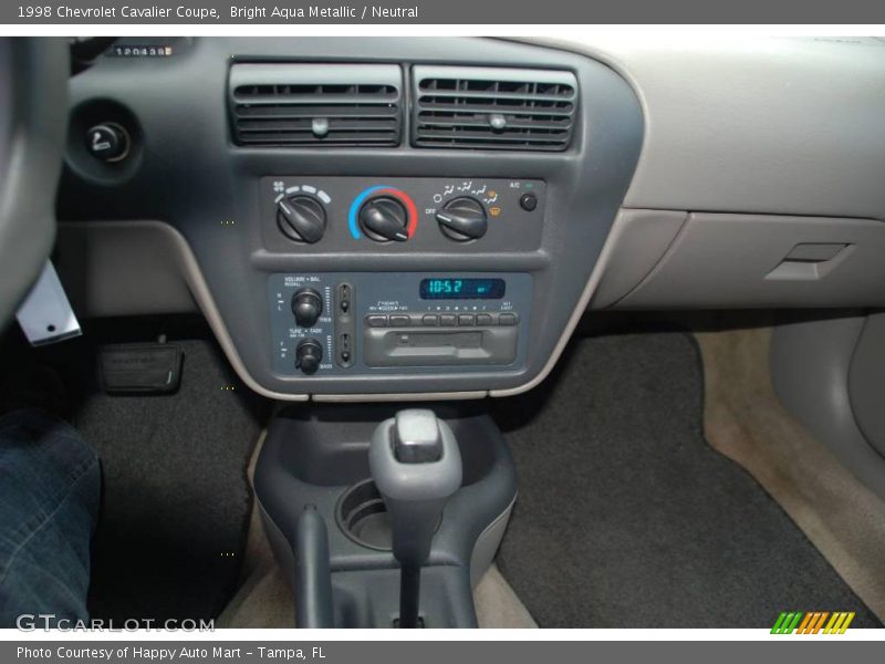 Bright Aqua Metallic / Neutral 1998 Chevrolet Cavalier Coupe