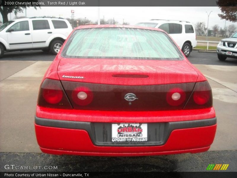 Torch Red / Light Oak 2000 Chevrolet Impala
