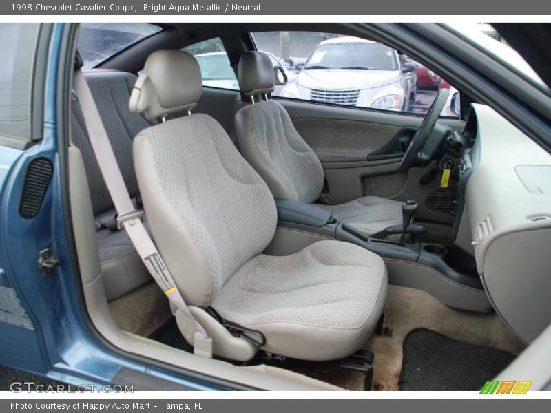 Bright Aqua Metallic / Neutral 1998 Chevrolet Cavalier Coupe
