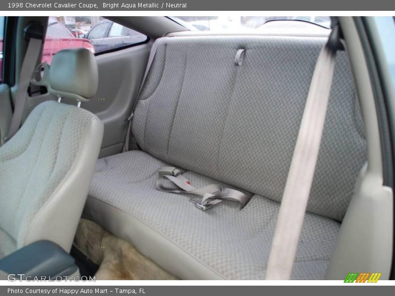 Bright Aqua Metallic / Neutral 1998 Chevrolet Cavalier Coupe