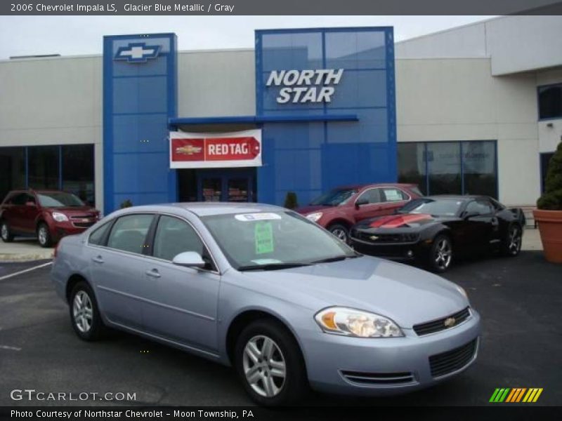 Glacier Blue Metallic / Gray 2006 Chevrolet Impala LS