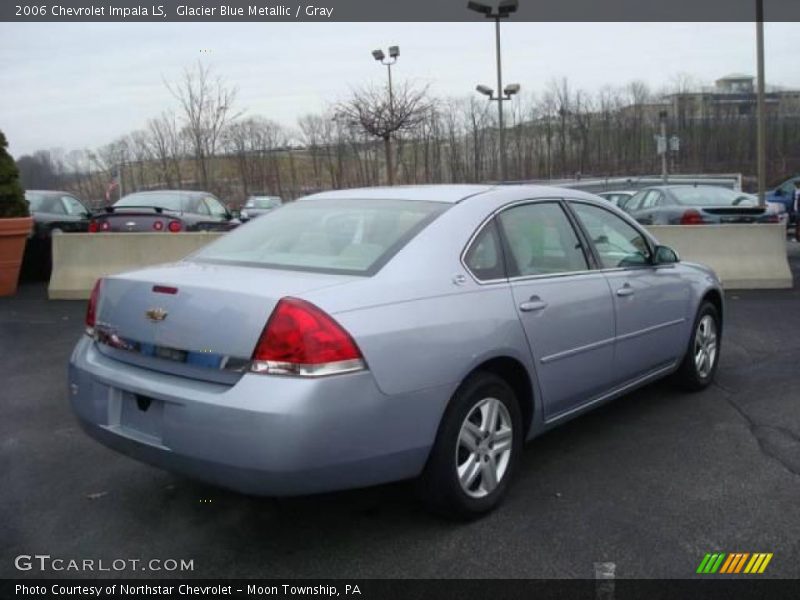 Glacier Blue Metallic / Gray 2006 Chevrolet Impala LS