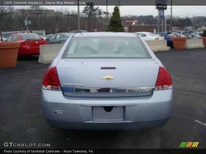 Glacier Blue Metallic / Gray 2006 Chevrolet Impala LS