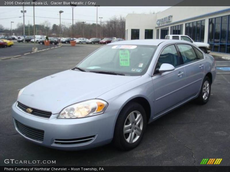 Glacier Blue Metallic / Gray 2006 Chevrolet Impala LS