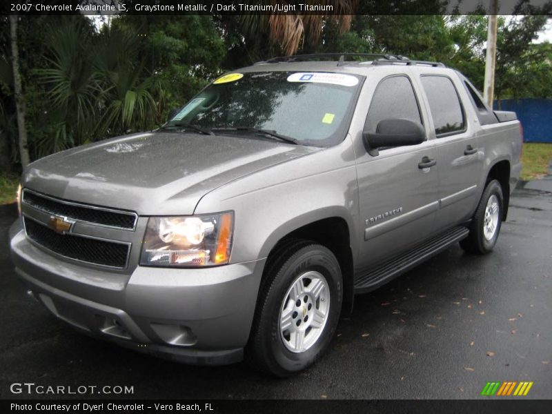 Graystone Metallic / Dark Titanium/Light Titanium 2007 Chevrolet Avalanche LS