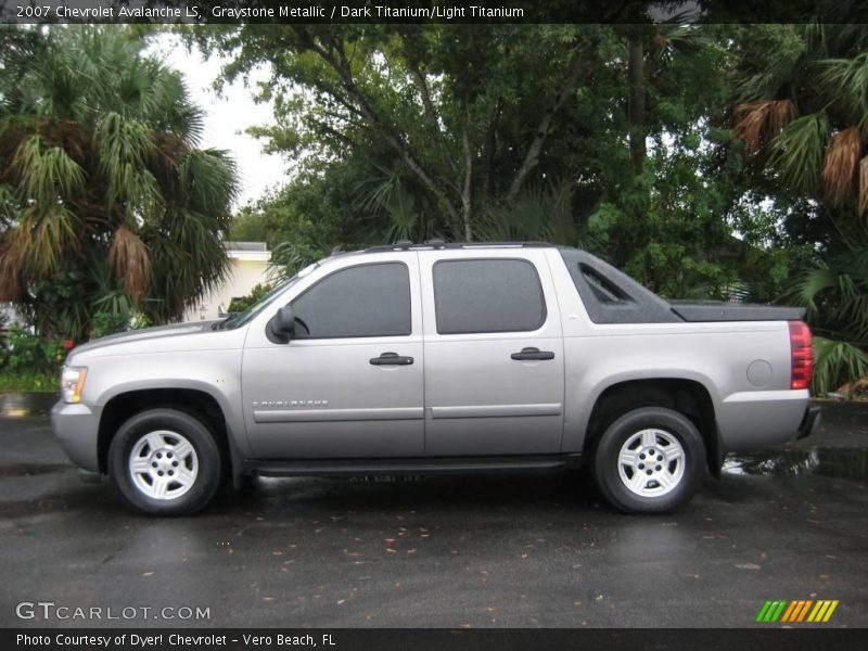 Graystone Metallic / Dark Titanium/Light Titanium 2007 Chevrolet Avalanche LS