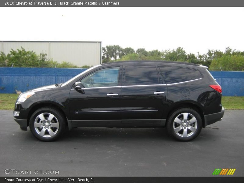Black Granite Metallic / Cashmere 2010 Chevrolet Traverse LTZ