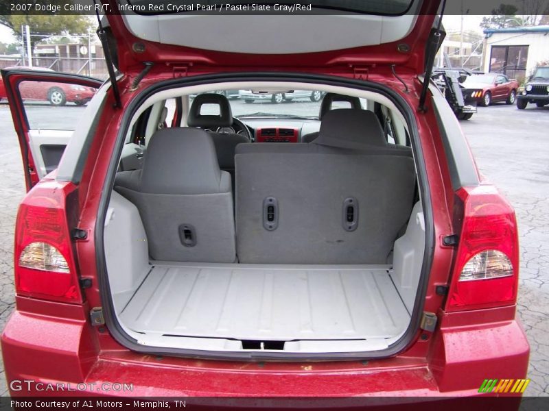 Inferno Red Crystal Pearl / Pastel Slate Gray/Red 2007 Dodge Caliber R/T