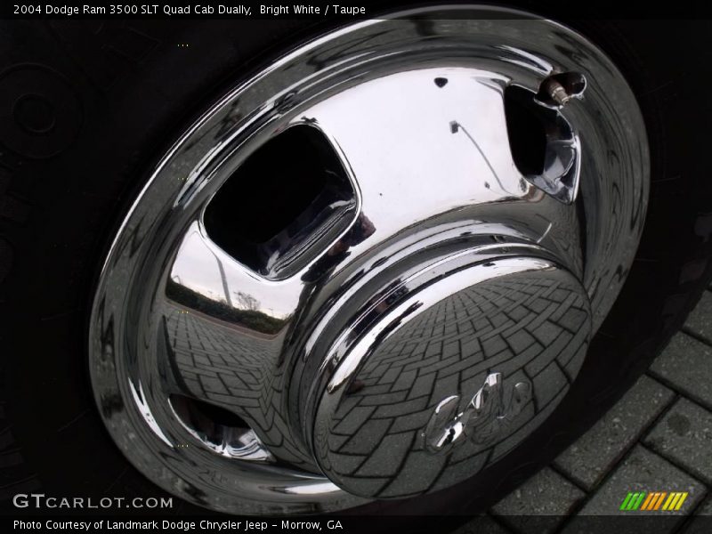 Bright White / Taupe 2004 Dodge Ram 3500 SLT Quad Cab Dually