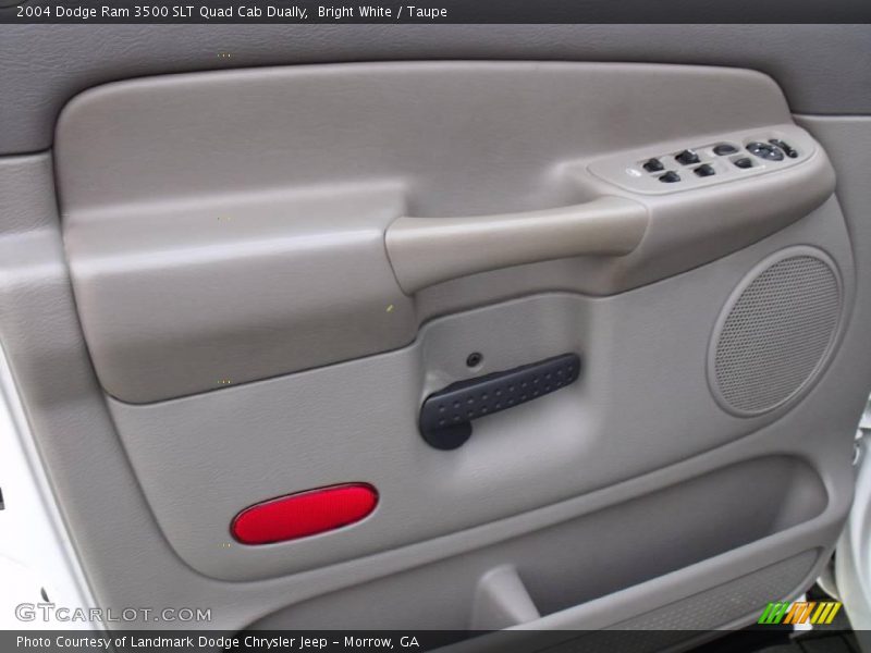 Bright White / Taupe 2004 Dodge Ram 3500 SLT Quad Cab Dually