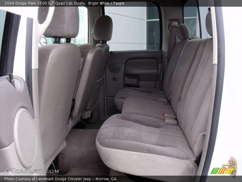 Bright White / Taupe 2004 Dodge Ram 3500 SLT Quad Cab Dually