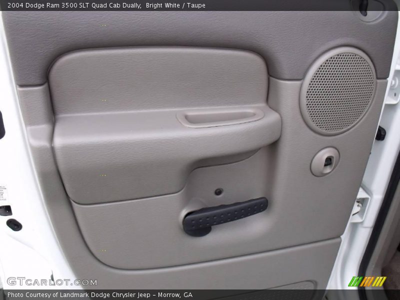Bright White / Taupe 2004 Dodge Ram 3500 SLT Quad Cab Dually