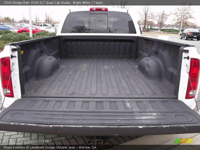 Bright White / Taupe 2004 Dodge Ram 3500 SLT Quad Cab Dually