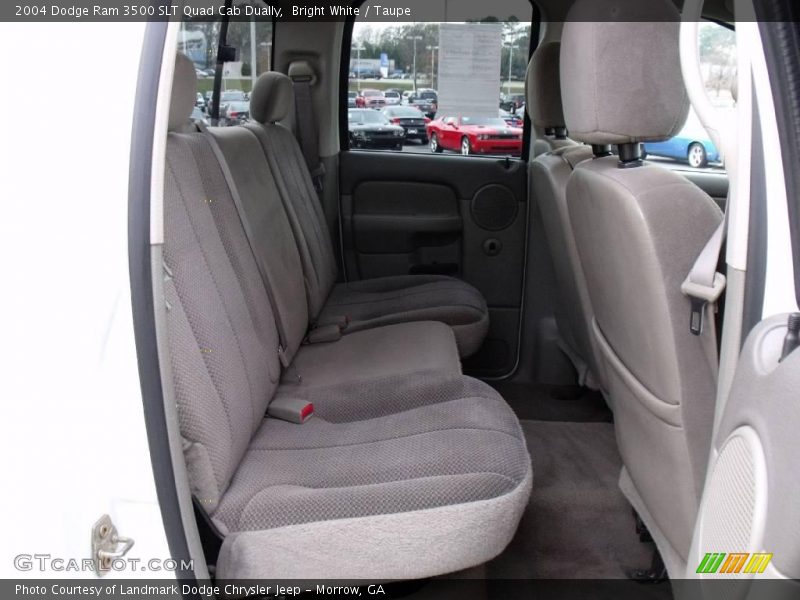 Bright White / Taupe 2004 Dodge Ram 3500 SLT Quad Cab Dually