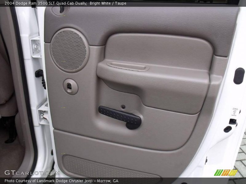 Bright White / Taupe 2004 Dodge Ram 3500 SLT Quad Cab Dually