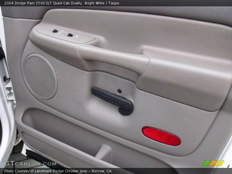 Bright White / Taupe 2004 Dodge Ram 3500 SLT Quad Cab Dually