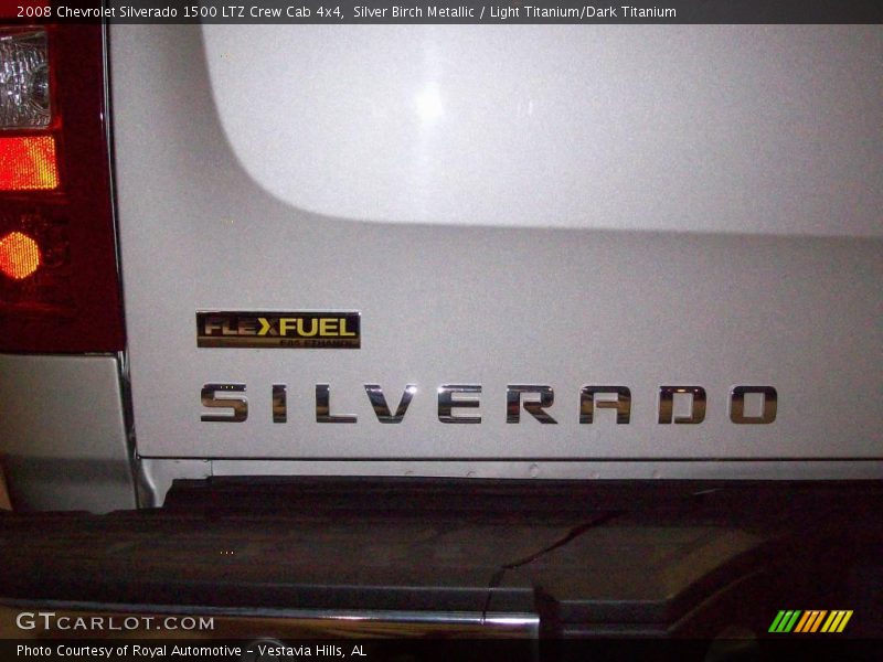 Silver Birch Metallic / Light Titanium/Dark Titanium 2008 Chevrolet Silverado 1500 LTZ Crew Cab 4x4