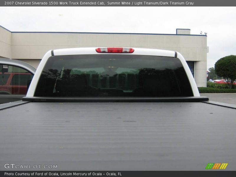 Summit White / Light Titanium/Dark Titanium Gray 2007 Chevrolet Silverado 1500 Work Truck Extended Cab