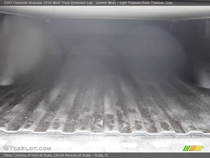 Summit White / Light Titanium/Dark Titanium Gray 2007 Chevrolet Silverado 1500 Work Truck Extended Cab