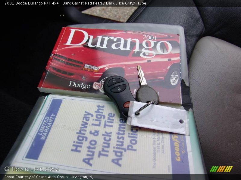 Dark Garnet Red Pearl / Dark Slate Gray/Taupe 2001 Dodge Durango R/T 4x4