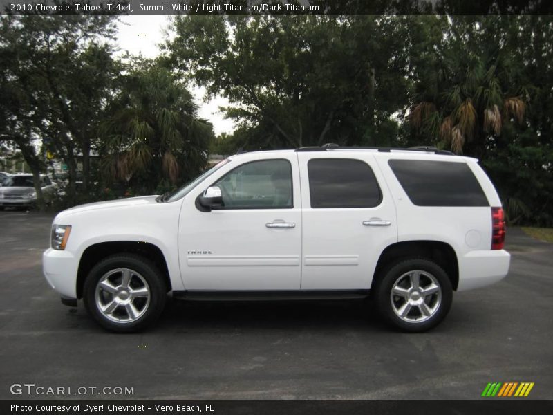 Summit White / Light Titanium/Dark Titanium 2010 Chevrolet Tahoe LT 4x4