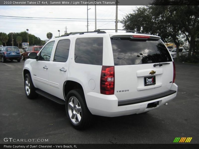 Summit White / Light Titanium/Dark Titanium 2010 Chevrolet Tahoe LT 4x4