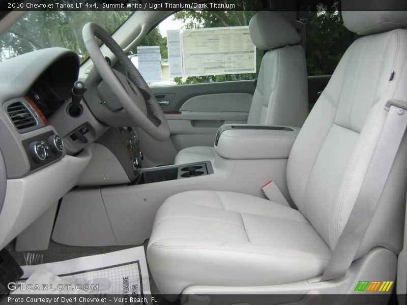 Summit White / Light Titanium/Dark Titanium 2010 Chevrolet Tahoe LT 4x4