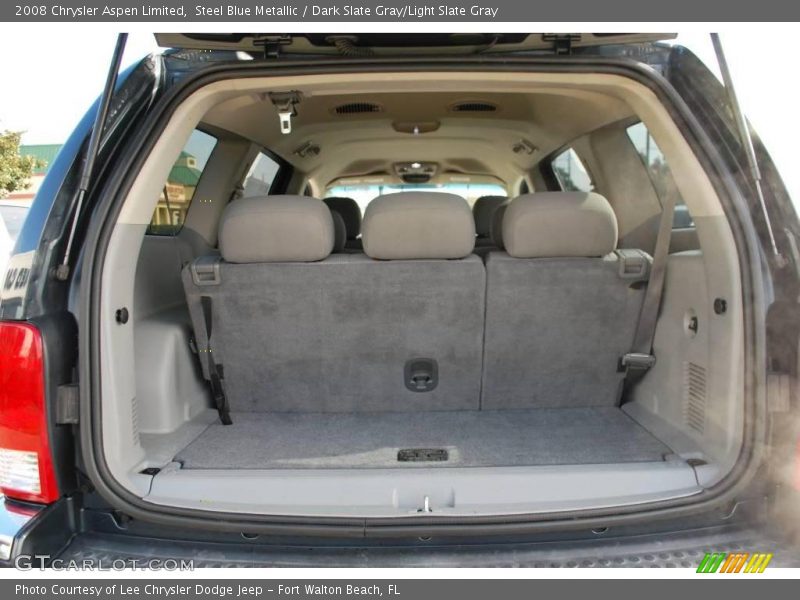 Steel Blue Metallic / Dark Slate Gray/Light Slate Gray 2008 Chrysler Aspen Limited