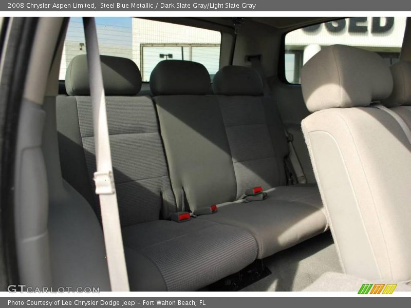 Steel Blue Metallic / Dark Slate Gray/Light Slate Gray 2008 Chrysler Aspen Limited