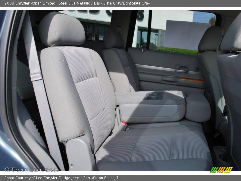 Steel Blue Metallic / Dark Slate Gray/Light Slate Gray 2008 Chrysler Aspen Limited