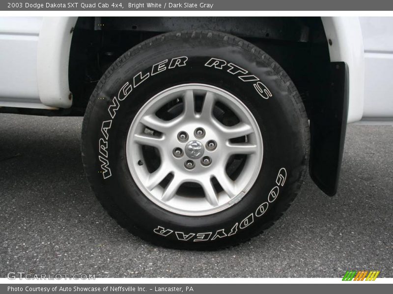 Bright White / Dark Slate Gray 2003 Dodge Dakota SXT Quad Cab 4x4