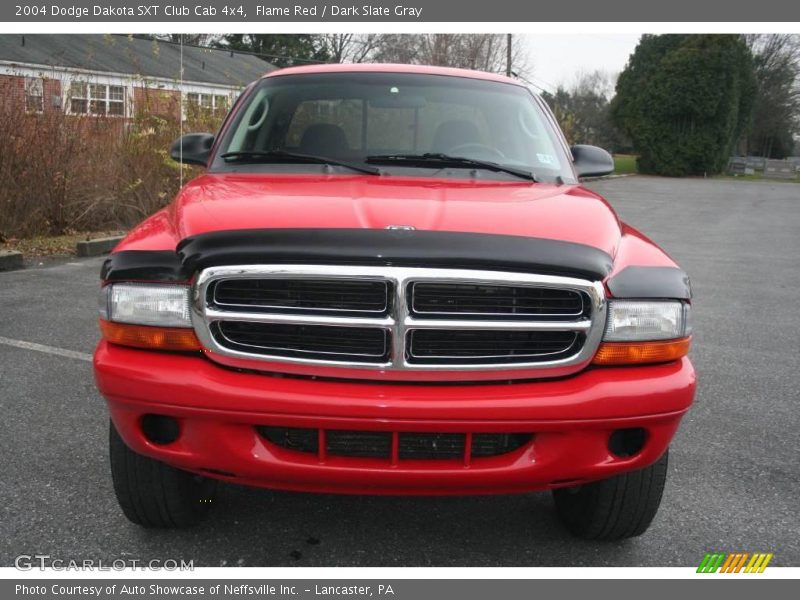 Flame Red / Dark Slate Gray 2004 Dodge Dakota SXT Club Cab 4x4