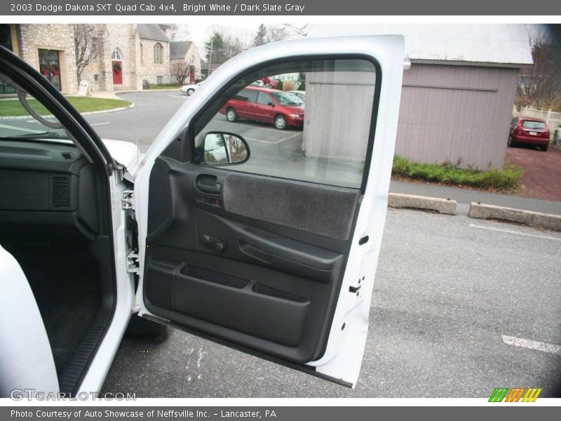 Bright White / Dark Slate Gray 2003 Dodge Dakota SXT Quad Cab 4x4