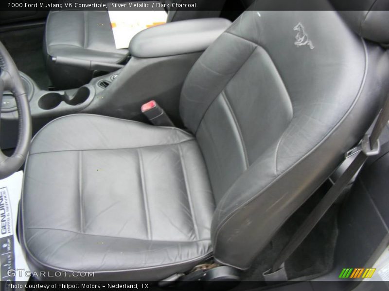 Silver Metallic / Dark Charcoal 2000 Ford Mustang V6 Convertible