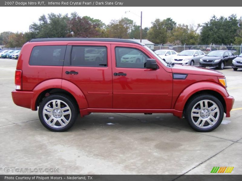 Inferno Red Crystal Pearl / Dark Slate Gray 2007 Dodge Nitro R/T