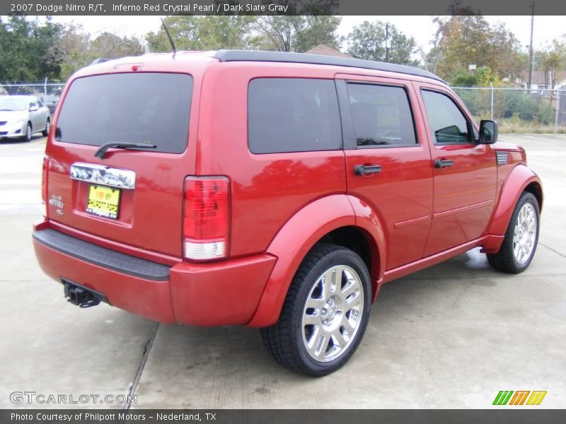 Inferno Red Crystal Pearl / Dark Slate Gray 2007 Dodge Nitro R/T