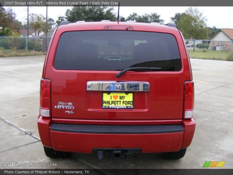 Inferno Red Crystal Pearl / Dark Slate Gray 2007 Dodge Nitro R/T