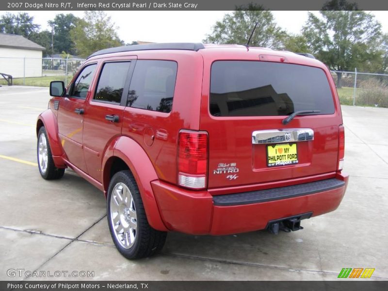 Inferno Red Crystal Pearl / Dark Slate Gray 2007 Dodge Nitro R/T