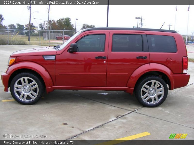 Inferno Red Crystal Pearl / Dark Slate Gray 2007 Dodge Nitro R/T