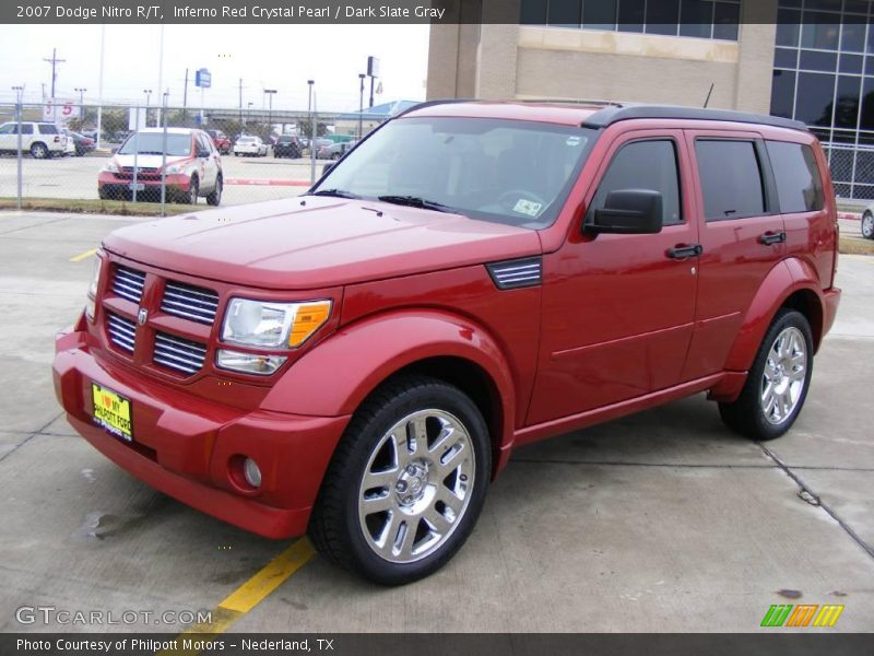 Inferno Red Crystal Pearl / Dark Slate Gray 2007 Dodge Nitro R/T