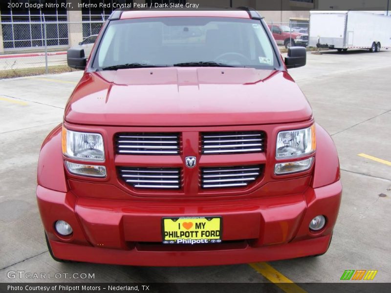 Inferno Red Crystal Pearl / Dark Slate Gray 2007 Dodge Nitro R/T