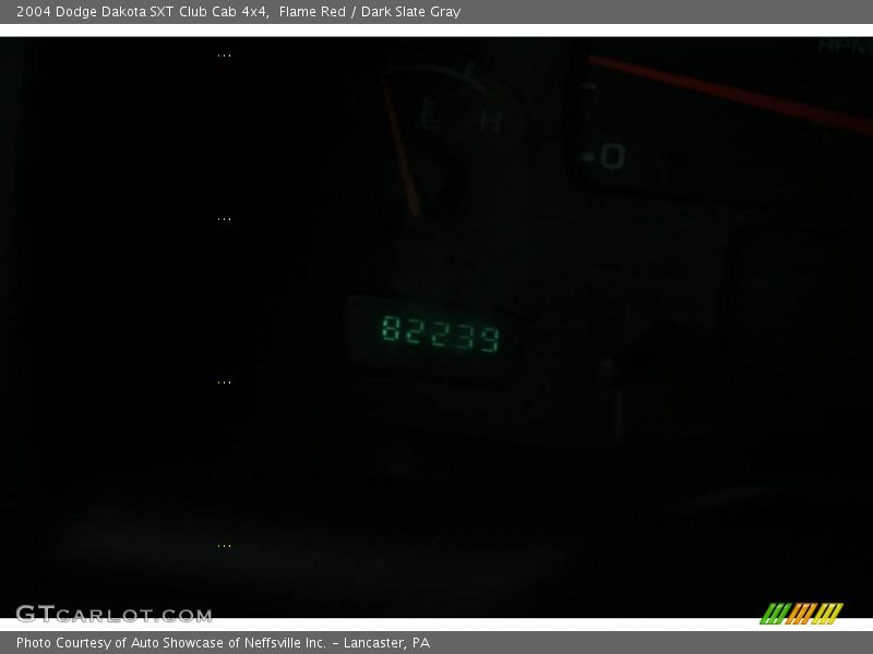 Flame Red / Dark Slate Gray 2004 Dodge Dakota SXT Club Cab 4x4