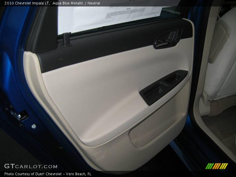 Aqua Blue Metallic / Neutral 2010 Chevrolet Impala LT