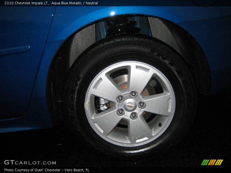 Aqua Blue Metallic / Neutral 2010 Chevrolet Impala LT