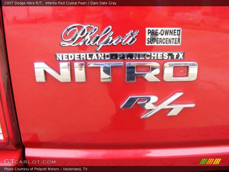 Inferno Red Crystal Pearl / Dark Slate Gray 2007 Dodge Nitro R/T