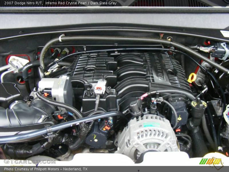 Inferno Red Crystal Pearl / Dark Slate Gray 2007 Dodge Nitro R/T