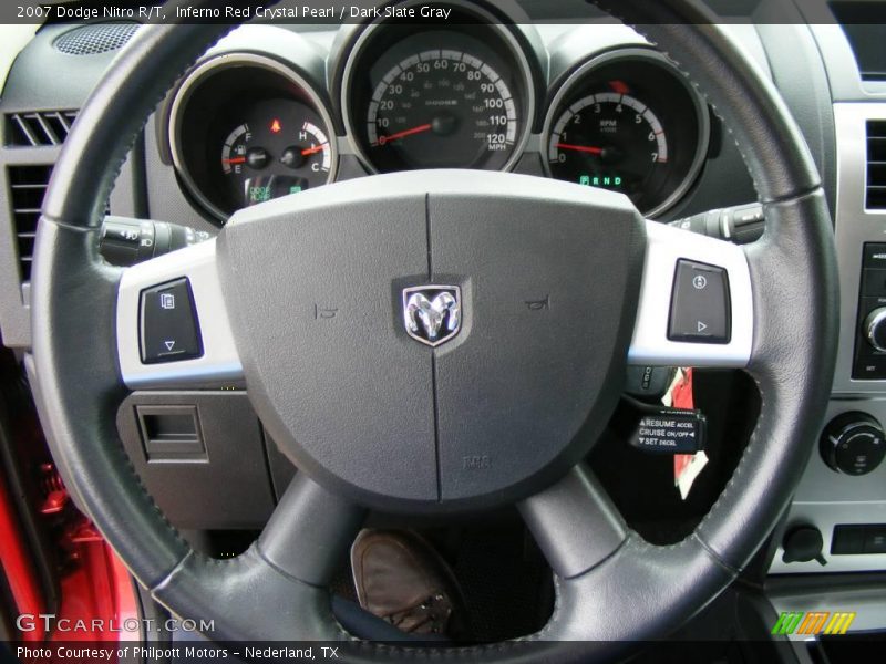 Inferno Red Crystal Pearl / Dark Slate Gray 2007 Dodge Nitro R/T