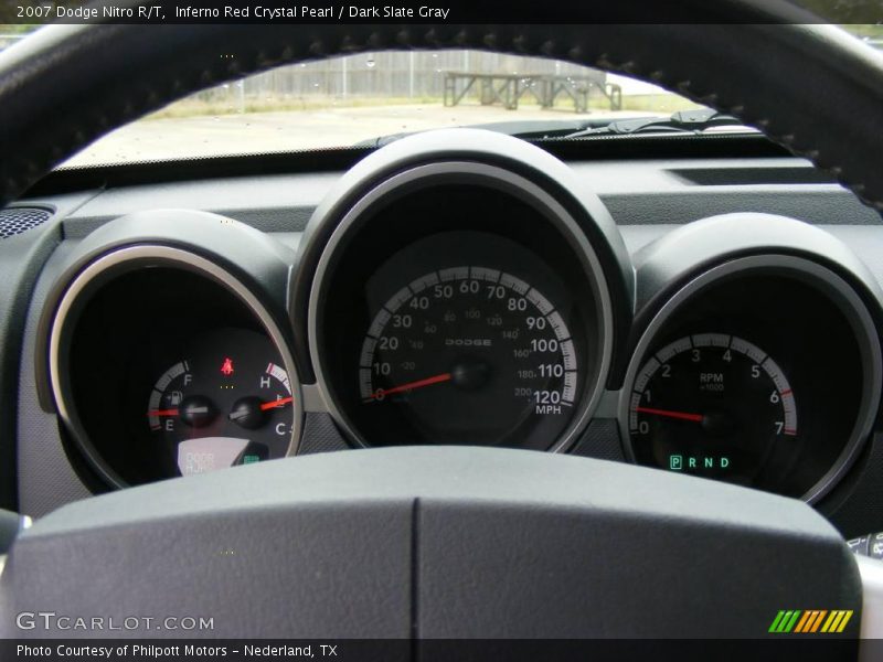 Inferno Red Crystal Pearl / Dark Slate Gray 2007 Dodge Nitro R/T