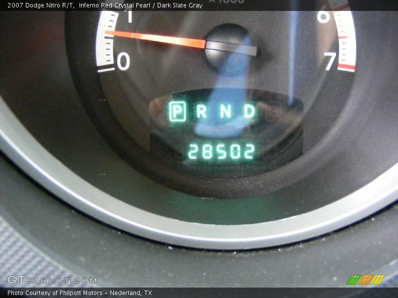 Inferno Red Crystal Pearl / Dark Slate Gray 2007 Dodge Nitro R/T