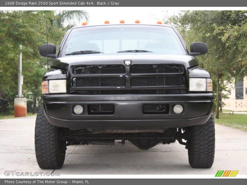 Black / Gray 1998 Dodge Ram 2500 Sport Extended Cab 4x4